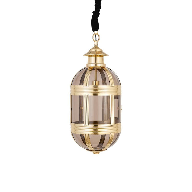 Hanglamp Mikk Glas Geel 71 cm-Hanglampen-PTMD