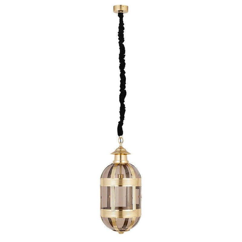 Hanglamp Mikk Glas Geel 71 cm-Hanglampen-PTMD