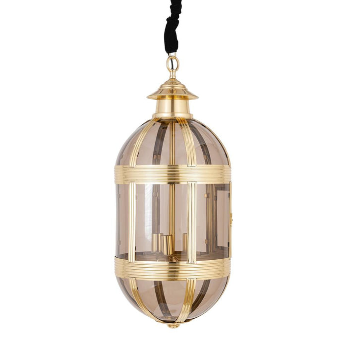 Hanglamp Mikk Glas Geel 93 cm-Tafellampen-PTMD