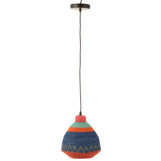 Hanglamp Mix Zeegras 25 cm Zeegras 25x25x27 cm 41813-Hanglampen-J-Line