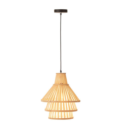 Hanglamp Naturel Bamboe M 32 cm 32.5x32.5x162 cm-Hanglampen-J-Line