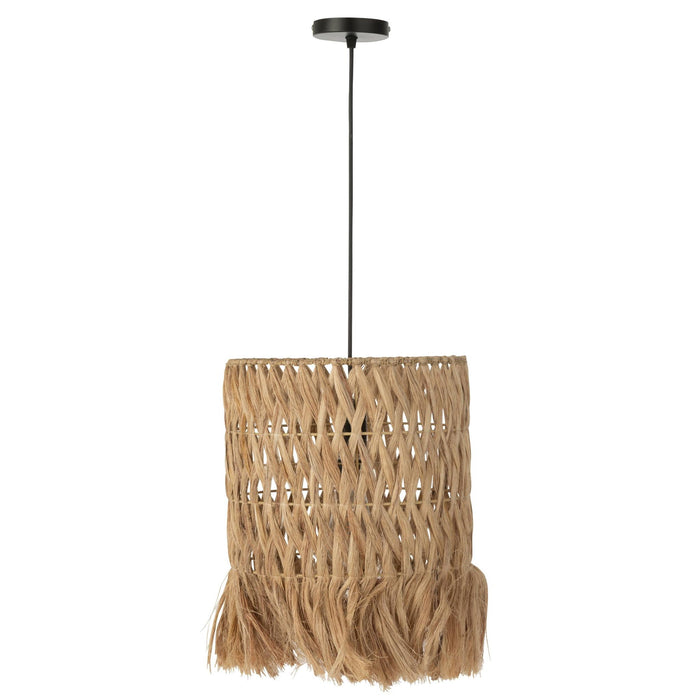 Hanglamp Naturel Banana leaf Rond 30 cm-Tafellampen-J-Line