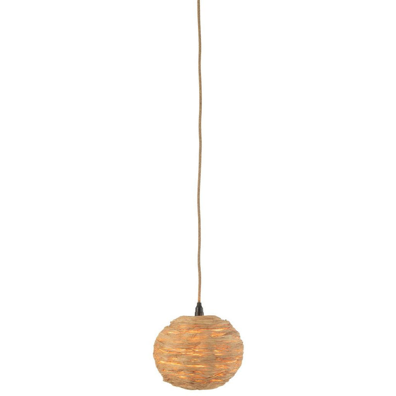 Hanglamp Naturel Banana leaf S 25 cm 25x25x21 cm-Hanglampen-J-Line