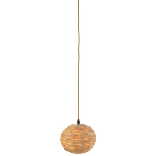 Hanglamp Naturel Banana leaf S 25 cm 25x25x21 cm-Hanglampen-J-Line