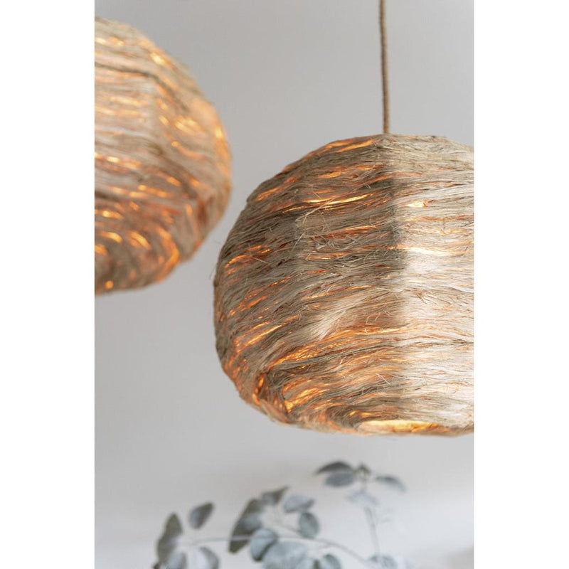 Hanglamp Naturel Banana leaf S 25 cm 25x25x21 cm-Hanglampen-J-Line