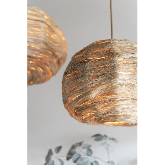 Hanglamp Naturel Banana leaf S 25 cm 25x25x21 cm-Hanglampen-J-Line
