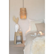 Hanglamp Naturel Electrical part 38 cm 38x38x50 cm-Hanglampen-J-Line