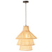 Hanglamp Naturel Electrical part L 42 cm-Hanglampen-J-Line
