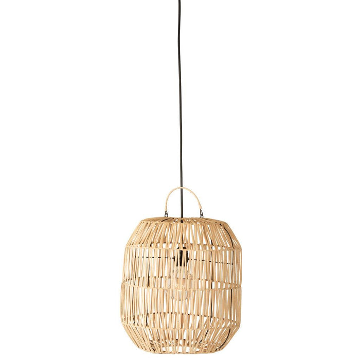 Hanglamp Naturel Ijzer 35 cm - Ijzer(10%),rotan(90%) - 10860-Hanglampen-J-Line