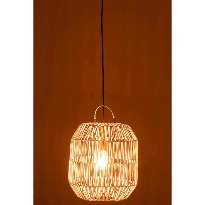 Hanglamp Naturel Ijzer 35 cm - Ijzer(10%),rotan(90%) - 10860-Hanglampen-J-Line