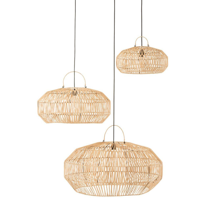 Hanglamp Naturel Ijzer 78 cm 78.5x78.5x39 cm-Hanglampen-J-Line