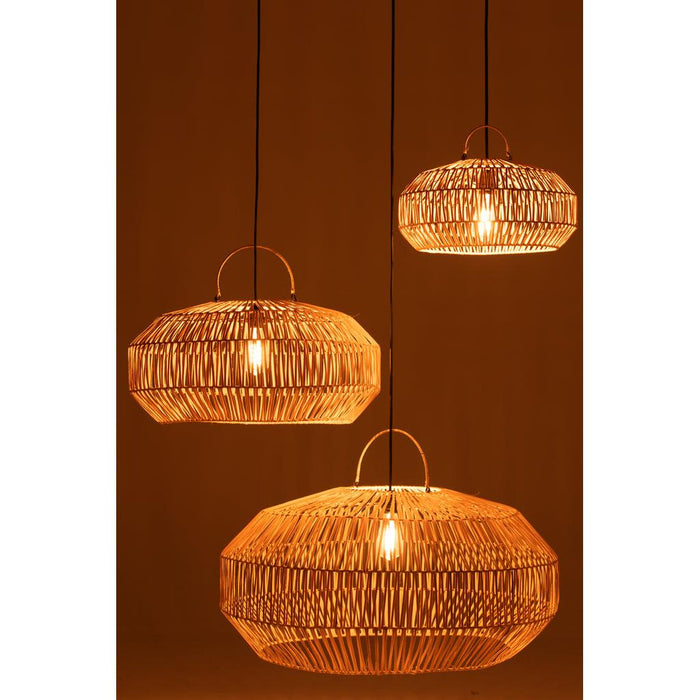 Hanglamp Naturel Ijzer 78 cm 78.5x78.5x39 cm-Hanglampen-J-Line