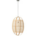 Hanglamp Naturel Ijzer L 43 cm-Hanglampen-J-Line
