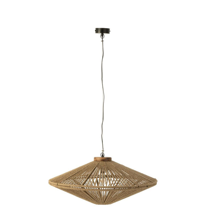 Hanglamp Naturel Ijzer M 78 cm-Tafellampen-J-Line
