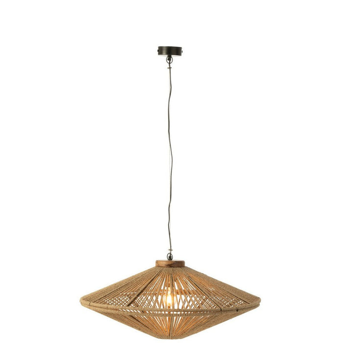 Hanglamp Naturel Ijzer M 78 cm-Tafellampen-J-Line