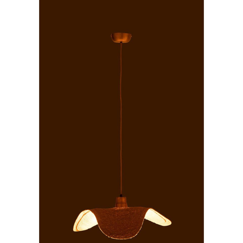 Hanglamp Naturel Ijzer S 48 cm 48x55x8 cm-Hanglampen-J-Line