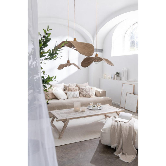 Hanglamp Naturel Ijzer S 48 cm-Tafellampen-J-Line