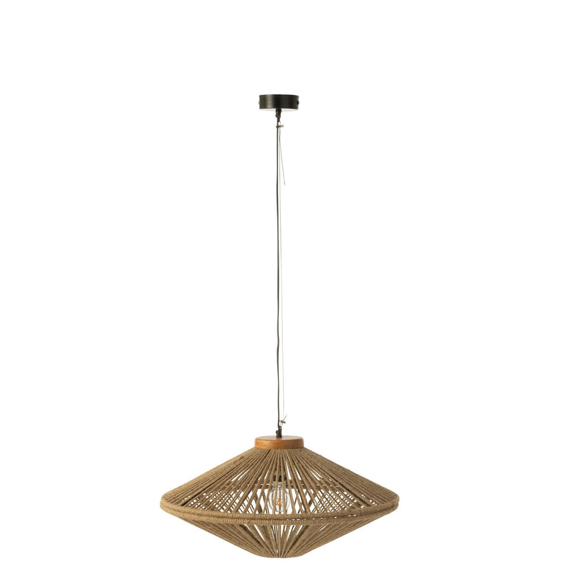 Hanglamp Naturel Ijzer S 62 cm 62x62x33 cm-Hanglampen-J-Line