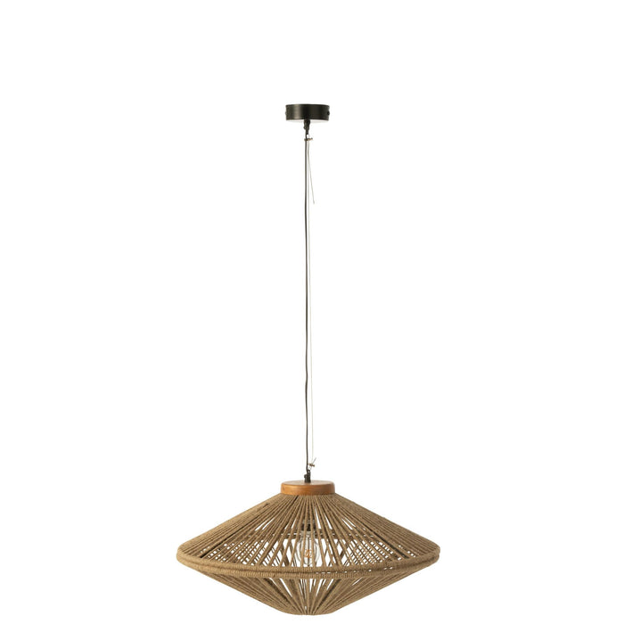 Hanglamp Naturel Ijzer S 62 cm 62x62x33 cm-Hanglampen-J-Line