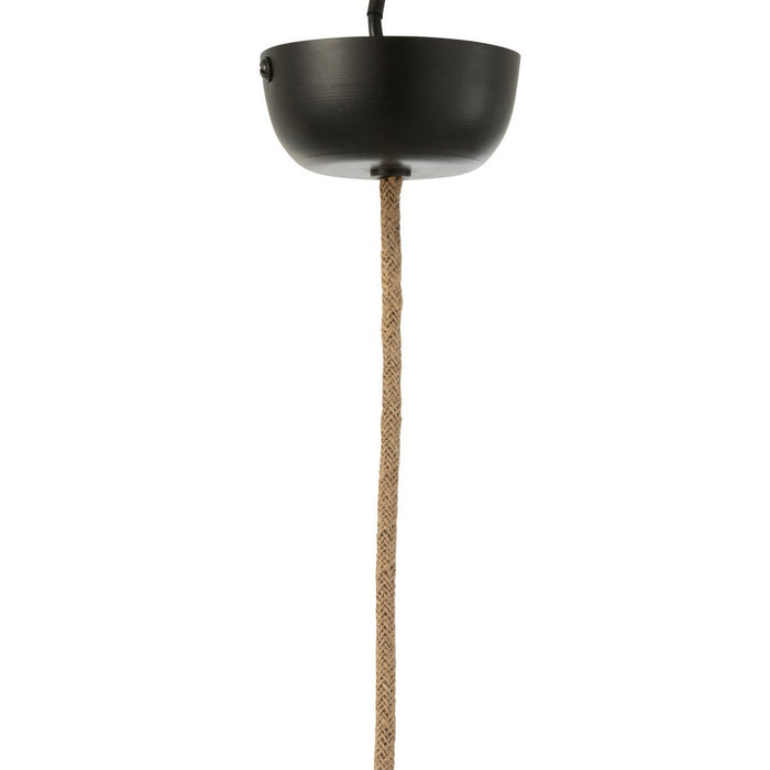 Hanglamp Naturel Katoen M 45 cm 45x45x40 cm-Hanglampen-J-Line