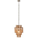 Hanglamp Naturel Rotan 37 cm Naturel 37x37x142 cm-Hanglampen-J-Line