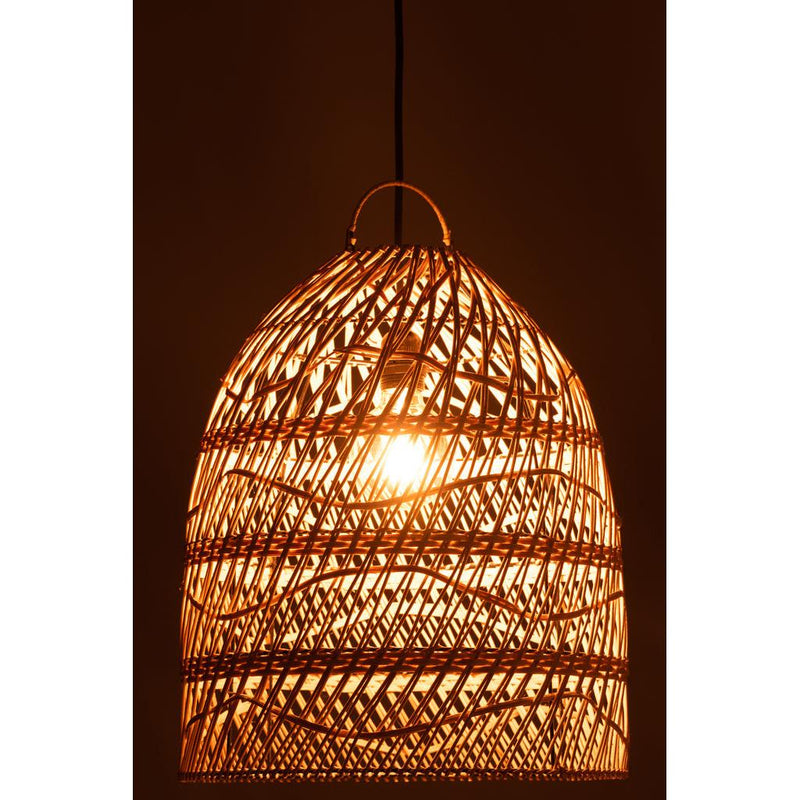 Hanglamp Naturel Rotan 40 cm 40x40x45 cm-Hanglampen-J-Line