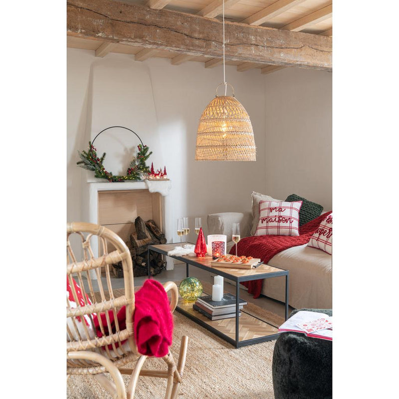 Hanglamp Naturel Rotan 40 cm 40x40x45 cm-Hanglampen-J-Line