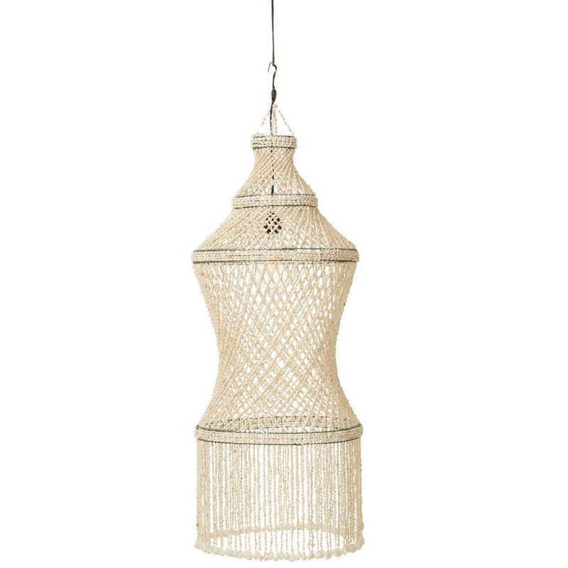 Hanglamp Naturel Shell 51 cm Shell 51x51x128 cm-Hanglampen-J-Line