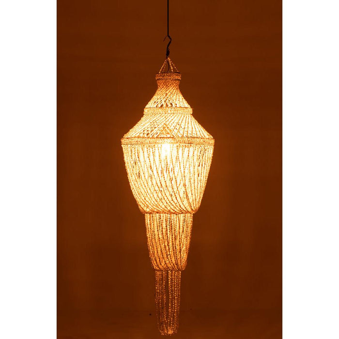 Hanglamp Naturel Shell 51 cm Shell 51x51x176 cm-Hanglampen-J-Line
