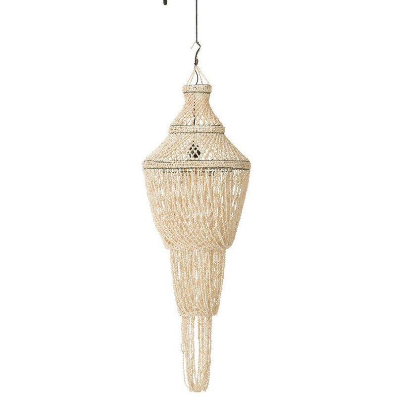 Hanglamp Naturel Shell 51 cm Shell 51x51x176 cm-Hanglampen-J-Line