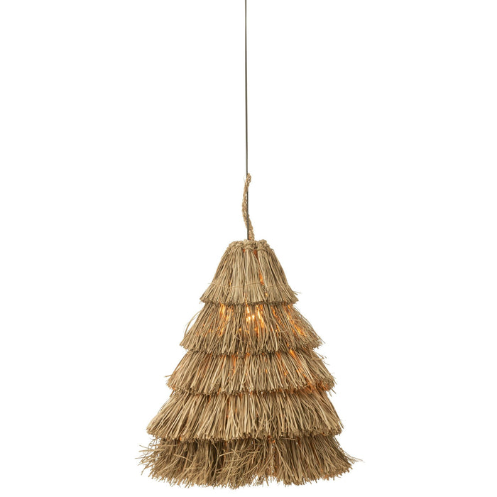 Hanglamp Naturel Zeegras 42 cm-Tafellampen-J-Line