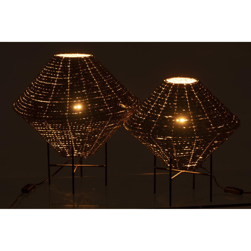 Hanglamp Naturel Zeegras L 40 cm 40x40x32 cm-Hanglampen-J-Line