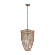 Hanglamp Nishan Geel 70 cm-Hanglampen-PTMD