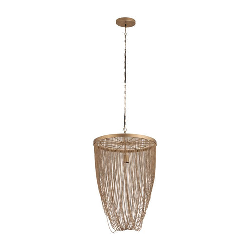 Hanglamp Nishan Geel 70 cm-Hanglampen-PTMD