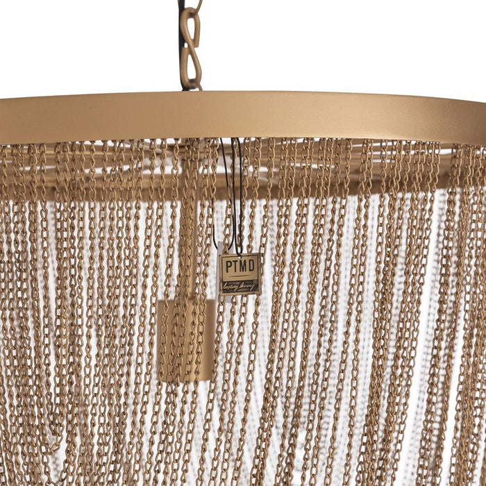 Hanglamp Nishan Geel 70 cm-Hanglampen-PTMD