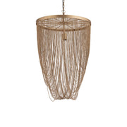 Hanglamp Nishan Geel 70 cm-Hanglampen-PTMD