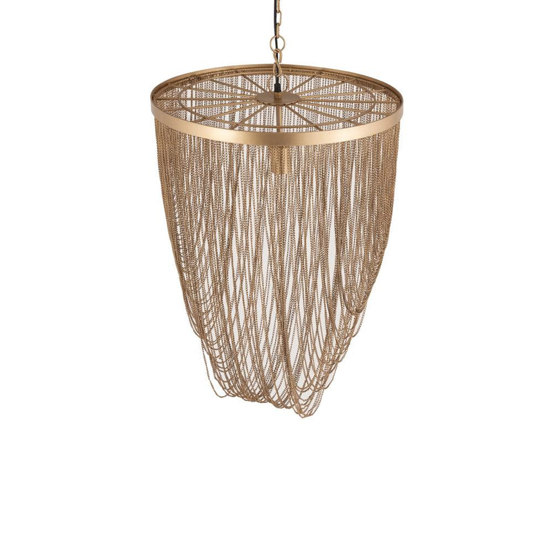 Hanglamp Nishan Geel 70 cm-Hanglampen-PTMD