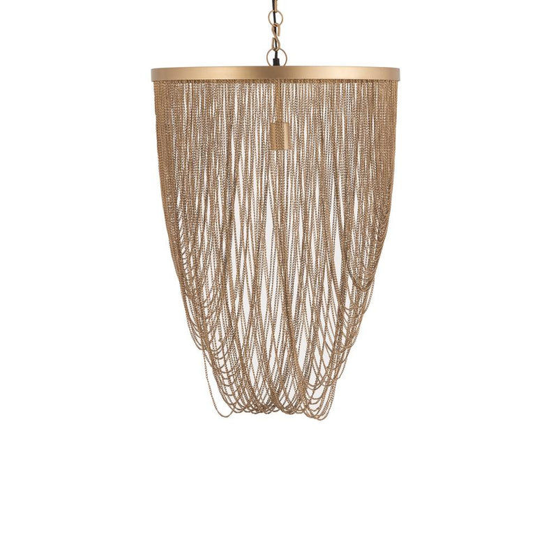 Hanglamp Nishan Geel 70 cm-Hanglampen-PTMD