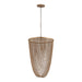 Hanglamp Nishan Gold Geel 70x70x100 cm-Hanglampen-PTMD
