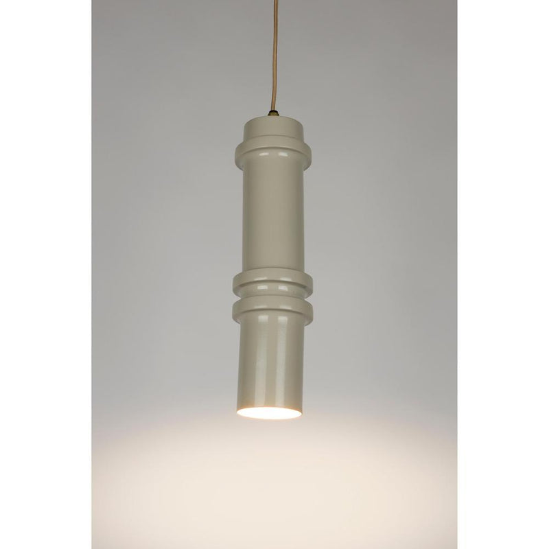 Hanglamp Ontdek Duct Iron Grijs 10x10x37 cm-Hanglampen-Creating Home