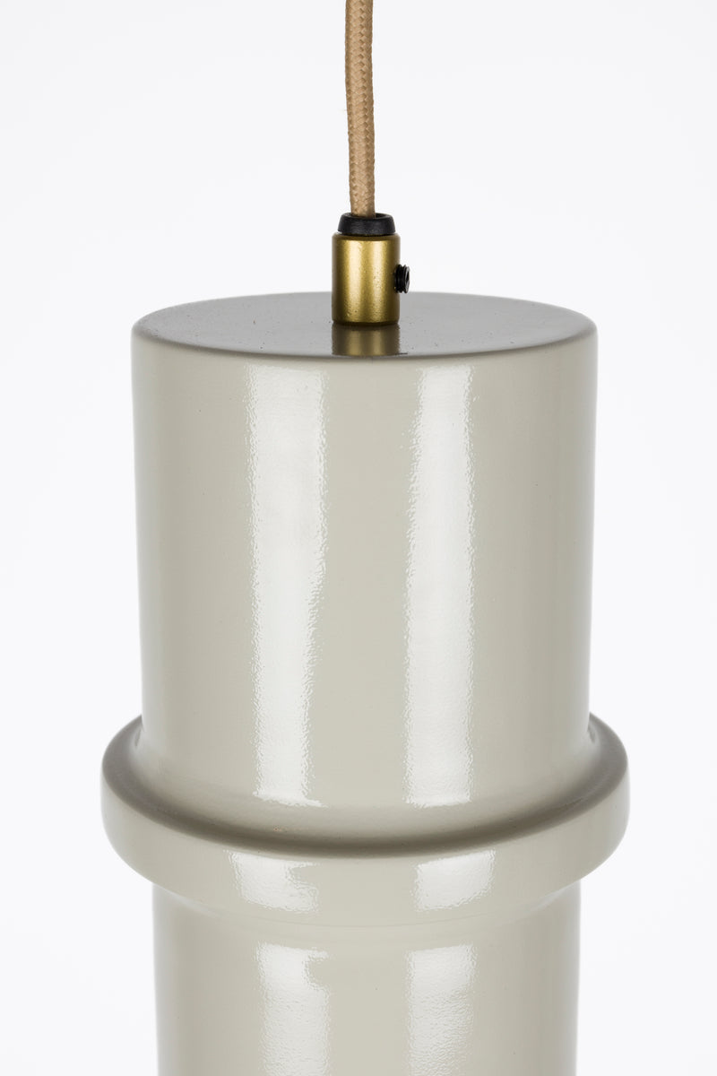 Hanglamp Ontdek Duct Iron Grijs 12x12x21 cm-Hanglampen-Creating Home