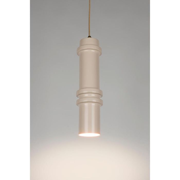 Hanglamp Duct L Metaal Roze 10x10 cm E14-Tafellampen-Creating Home