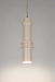 Hanglamp Duct L Metaal Roze 10x10 cm E14-Tafellampen-Creating Home
