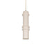 Hanglamp Duct L Metaal Roze 10x10 cm E14-Tafellampen-Creating Home