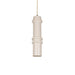 Hanglamp Duct L Metaal Roze 10x10 cm E14-Tafellampen-Creating Home