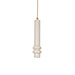 Hanglamp Duct M Metaal Roze 8x8 cm E14-Tafellampen-Creating Home