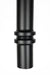 Hanglamp Ontdek Duct Iron Zwart 10x10x37 cm