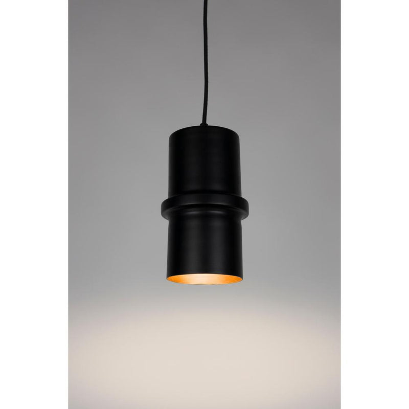 Hanglamp Ontdek Duct Iron Zwart 12x12x21 cm-Hanglampen-Creating Home