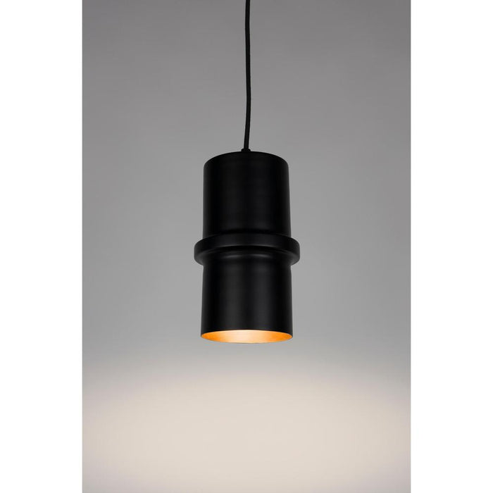 Hanglamp Duct S Metaal Zwart 12x12 cm E14-Tafellampen-Creating Home
