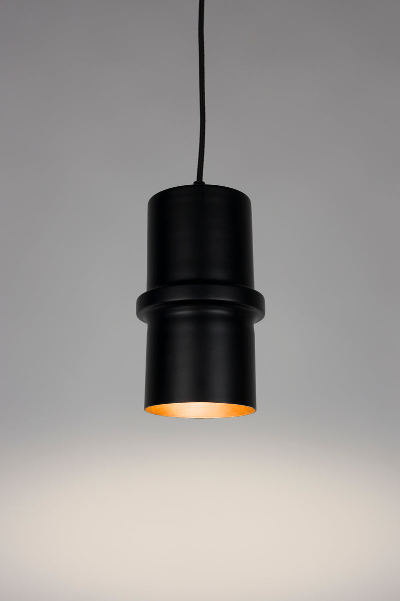 Hanglamp Ontdek Duct Iron Zwart 12x12x21 cm-Hanglampen-Creating Home